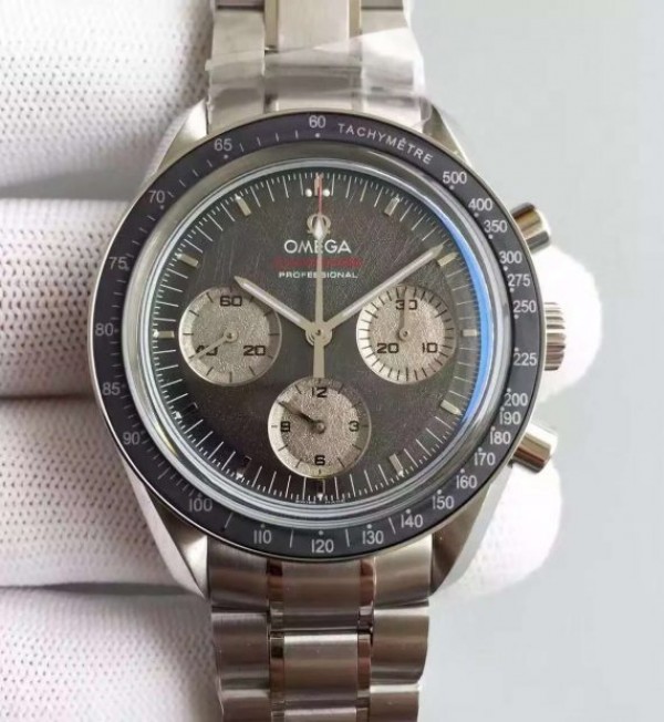 Omega Speedmaster Apollo 17 40th anniversary Gray Dial SS Bracelet Manual Winding