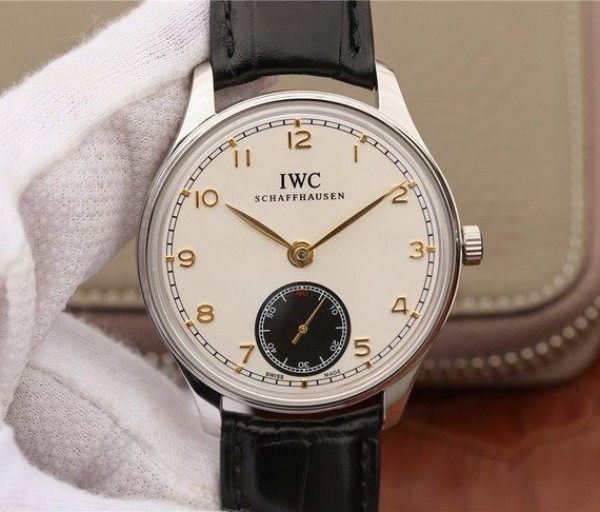 IWC ZF Portuguese IW545405 White & Black Dial A6498