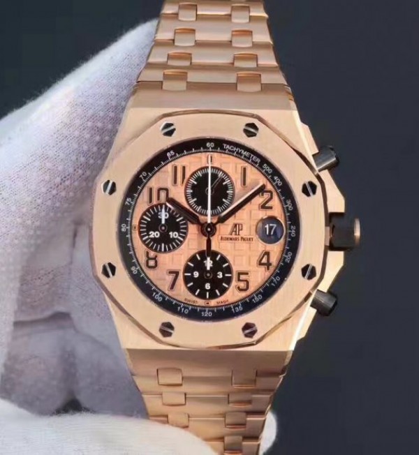 Audemars Piguet JF Royal Oak Offshore Gold Theme 26470OR RG Bracelet A3126