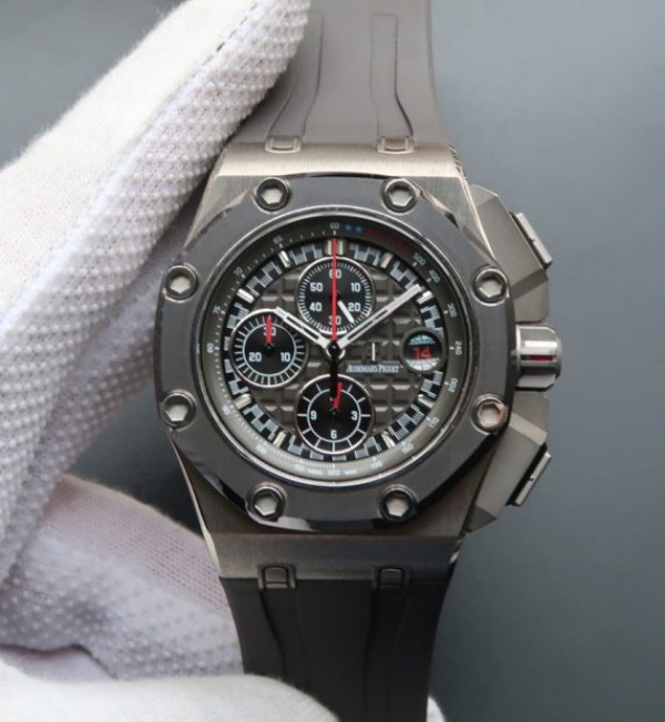 Audemars Piguet JF Royal Oak Offshore Titanium Michael Schumacher Gray Dial A3126