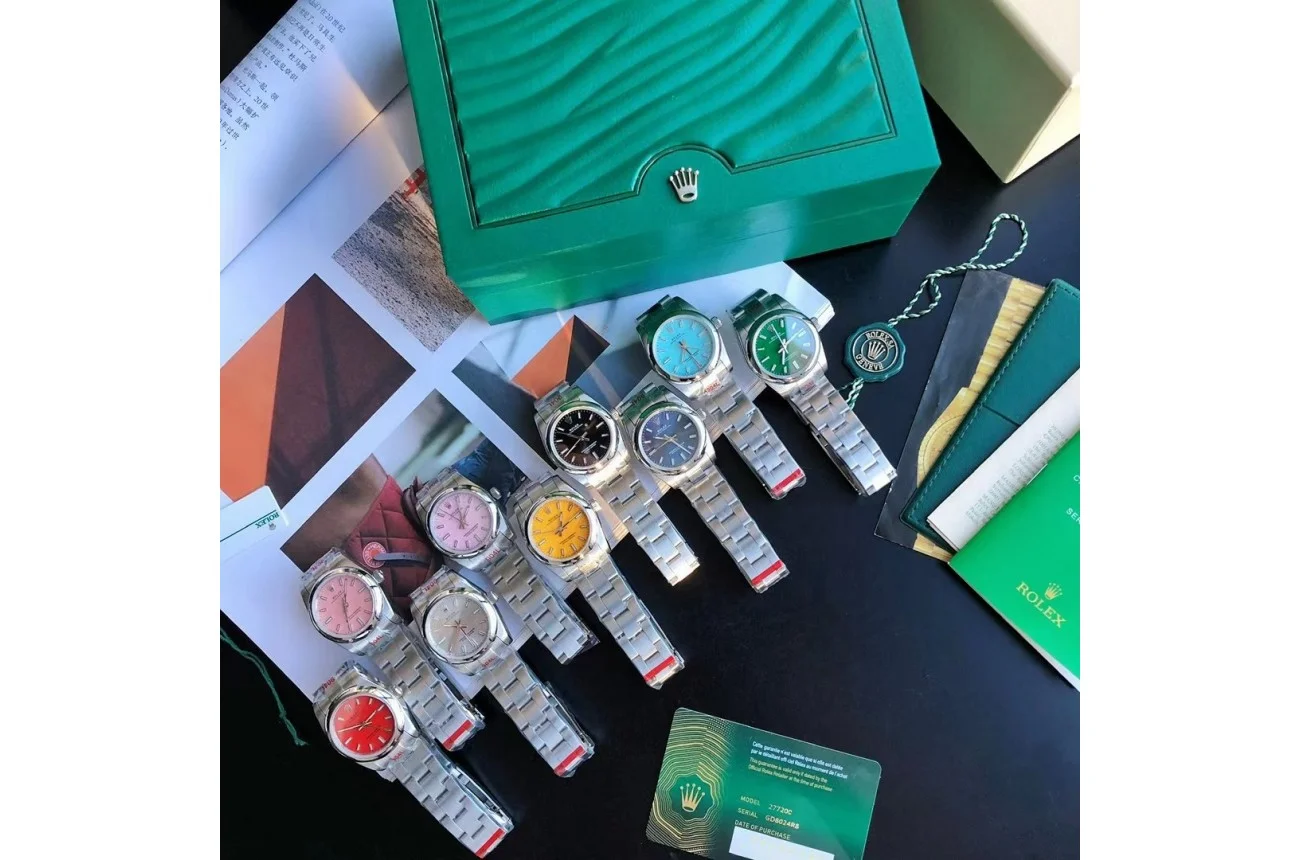 Couple Watches Rolex Oyster Perpetual 31/41mm SS/SS Tiffany Blue/Stk - view 11